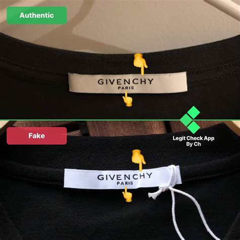 givenchy white t shirt real vs fake|false givenchy signatures.